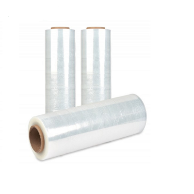 Strong stretching lldpe stretch wrap film for pallet packing transparent plastic shrink stretch film