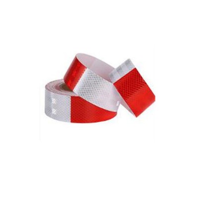 Red and white  waterproof reflective sticker car and truck hazard warning  reflective tape