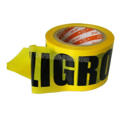 PE yellow police warning barricade gaga caution adhesive tape