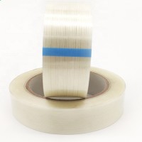 High strength and strong adhesive fiber glass filament adhesive tape for heavy duty binding