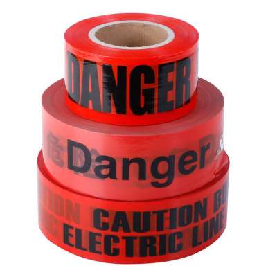 50mm width pe caution tape pe warning tape for road caution